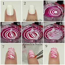 water marble nails alldaychic