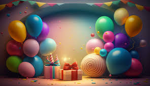 birthday balloons stock photos images