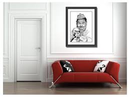Oliver Hardy Drawing By Paul Stowe
