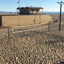 diy steel posts volleyball court kit