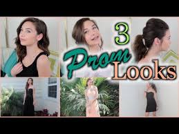 3 prom hair looks you