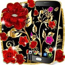gold rose live wallpaper android app