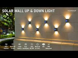 Solar Led Outdoor Wall Lights Garden