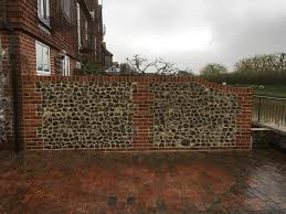 Brick Garden Walls Flint Work H S