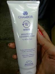 chambor white brightening cleansing foam
