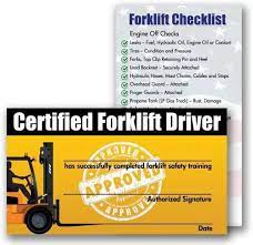 Get your free website templates. Forklift Certification Training Cards Package Of 10 Amazon Com