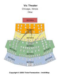Vic Theatre Seating Chart