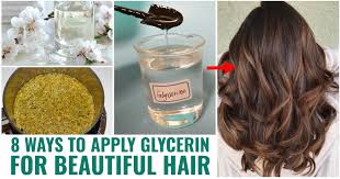apply glycerin for beautiful hair