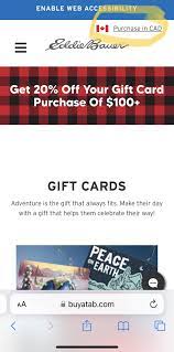 off your gift card purchase of 100 or
