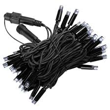 10m black rubber cable connectable