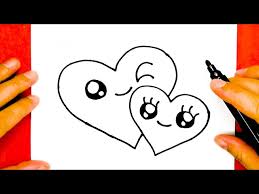 how to draw a cute love s step by