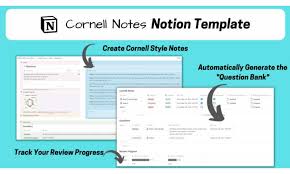 Notion Cornell Notes 3 Free Templates