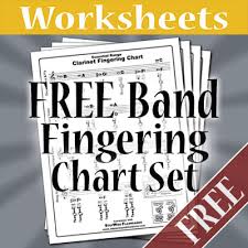 Free Band Fingering Chart Set