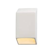 Justice Design Cer 5860w Ambiance Single Light 10 Tall Led Outdoor Wall Sconce Bisque