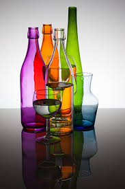 Glasses Colored Glass Bottles