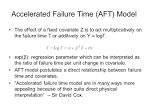 accelerated failure time model