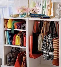 purse organization ideas closetful of