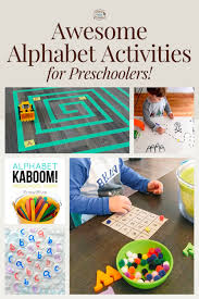 alphabet activities for preers