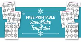 Printable star frozen snowflake template download. Free Printable Small Snowflake Templates Simple Mom Project