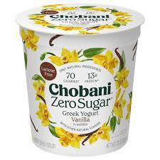 chobani greek yogurt nonfat vanilla