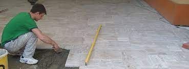 how to install natural stone flooring