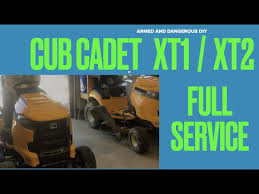cub cadet xt1 xt2 full service full