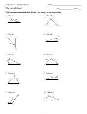 Geometry unit 8 right triangles and trigonometry. Kuta Software Infinite Precalculus Right Triangle Trigonometry Answers Right Angle Trigonometry Kuta