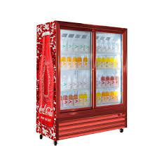 china cold stand vertical glass display