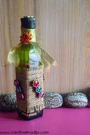 Empty Glass Bottle Recycling Creative