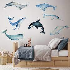 Whales Wall Stickers Buy Or