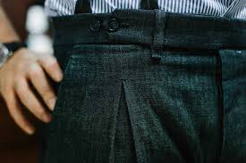 pleats on trousers permanent style
