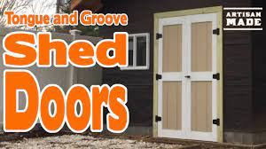19 easy homemade shed door plans