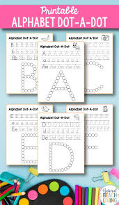 These pages will give your child some extra practice with letter recognition. Alphabet Worksheets A Z Free Q Tip Painting Printables Natural Beach Living
