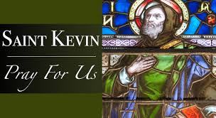 Saint Kevin Medal with Necklace | Catholic Faith Store