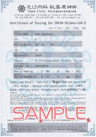 negative certificate take