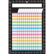 Smart Chalk Dots W Loops Incentive Chart Dry Erase Surface