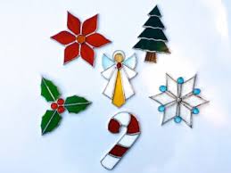 Stained Glass Ornaments At Unknown