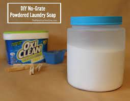 diy no grate powdered laundry soap