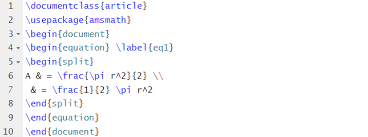 How To Make A Multiline Equation In Latex