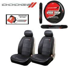 5 Pc Dodge Elite Seat Covers Steering