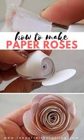 cricut paper flowers step by step