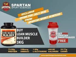 spartan lean muscle builder packaging