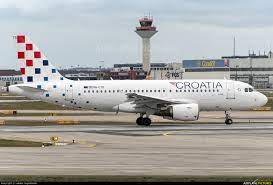 The length of the plane is 33.84 m. 9a Ctg Croatia Airlines Airbus A319 At Frankfurt Photo Id 1177990 Airplane Pictures Net