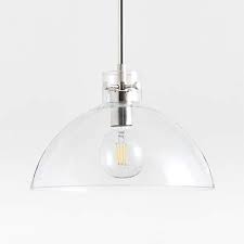 Dakota Nickel Pendant Light With Large