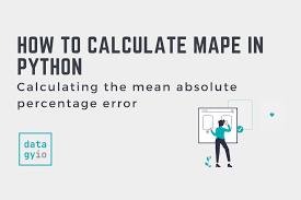 how to calculate mape in python day