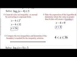 Lesson 8 4 Solving Logarithmic