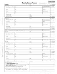 Free Lds Mormon Family Group Record Type Print In