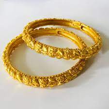 gold plated panchadhatu free size chura