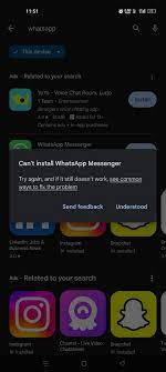 can t update whatsapp and some apps