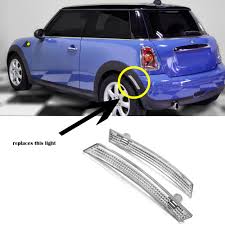 Details About 02 08 Mini Cooper R50 R52 R53 Euro Bumper Side Marker Lights Crystal Clear 4pc